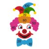 סקיפ משחקי רצפה - מיומנות ואתגר - סקיצה קליעה למטרה ליצן