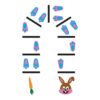 סקיפ משחקי רצפה - מיומנות ואתגר - סקיצה קפיצת ארנב